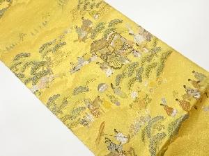 時代祭の図織出し袋帯